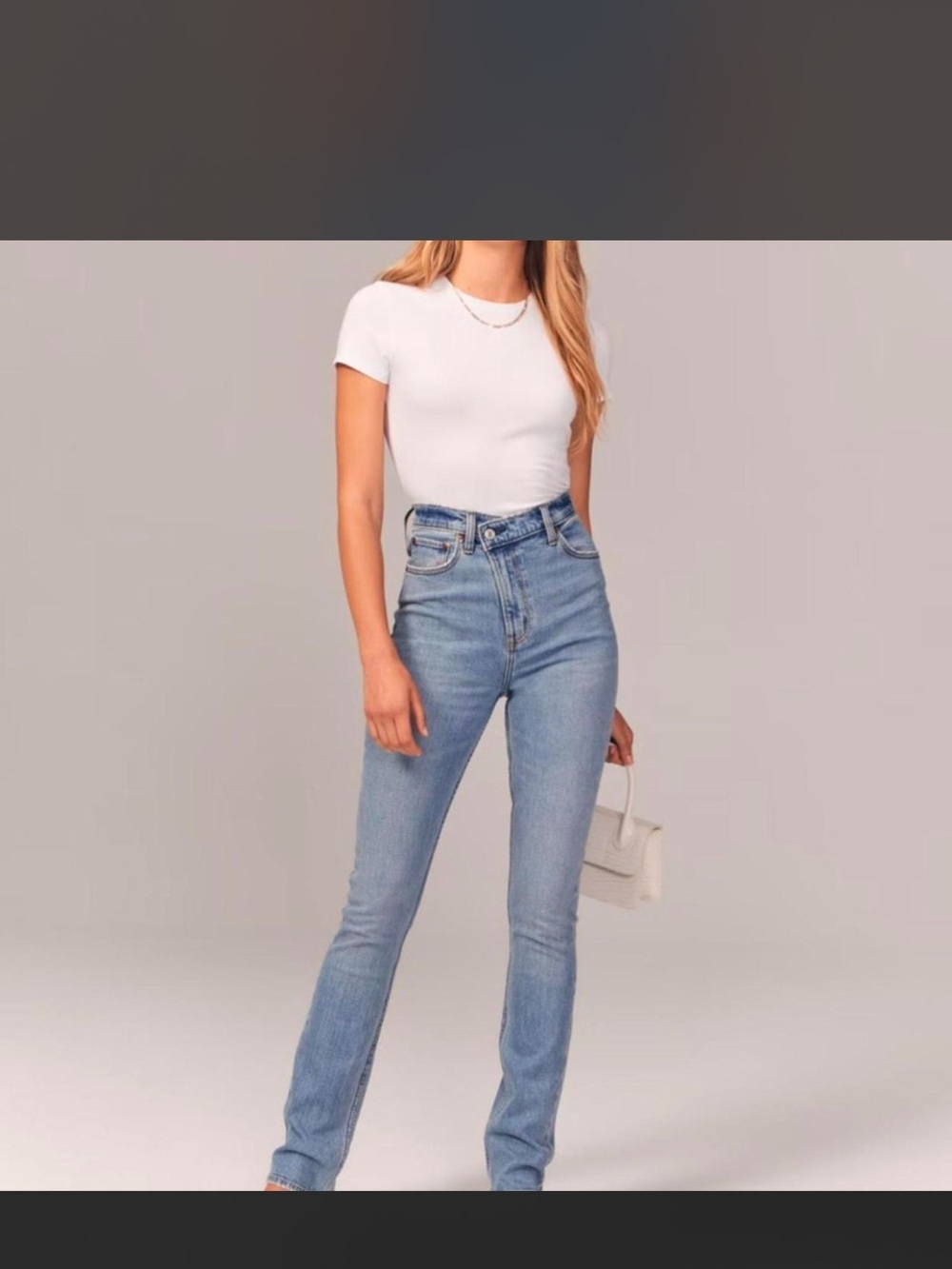 Abercrombie the 90s straight ultra high rise jeans